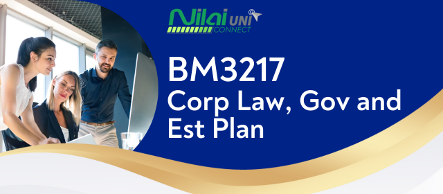 Corp Law, Gov and Est Plan