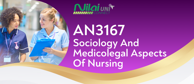 Sociology And Medicolegal Aspects Of Nursing