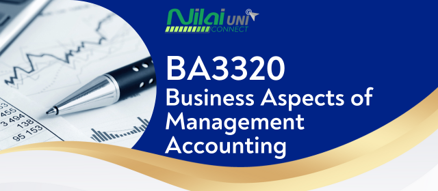 Business Aspects of Management Accounting