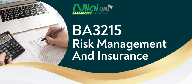 Risk Management And Insurance