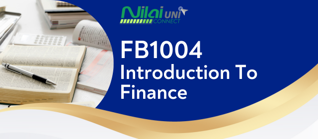 Introduction To Finance