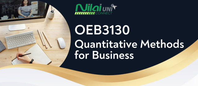 Quantitative Methods Business