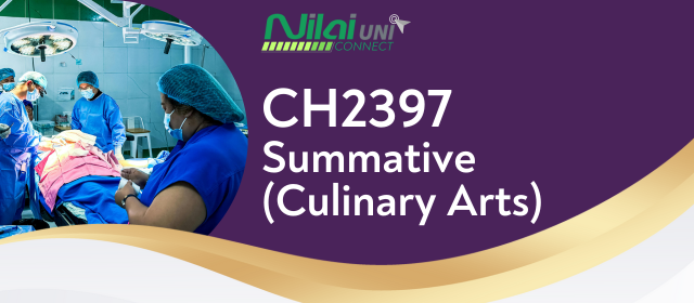 Summative (Culinary Arts)