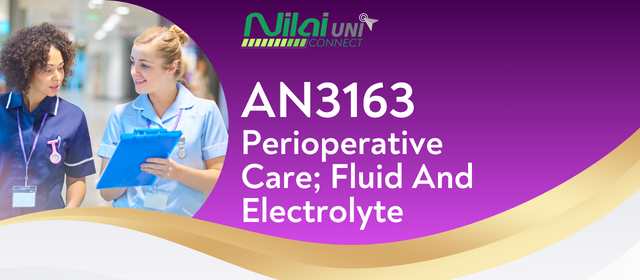 Perioperative Care; Fluid And Electrolyte