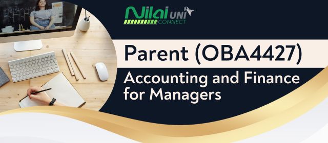 Accounting and Finance for Managers