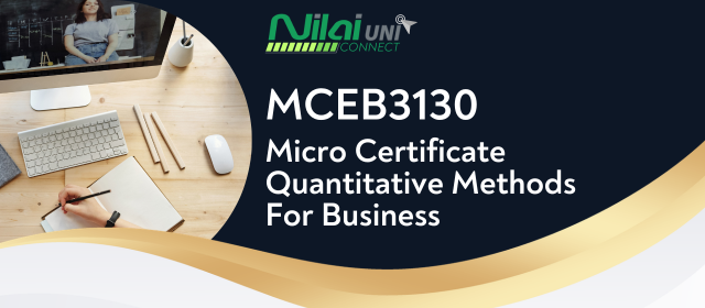 Micro Certificate Quantitative Methods For Business